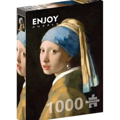 Puzzle 1000 pièces : Johannes Vermeer : La Jeune Fille à la Perle - EnjoyPuzzle