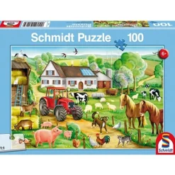 Puzzle 100 pièces - Joyeuse ferme - Schmidt