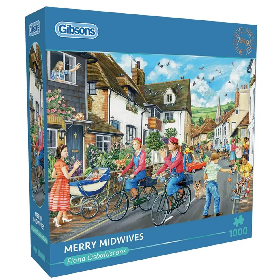 Puzzle 1000 pièces : Joyeuses sages-femmes - Gibsons