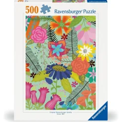 Puzzle 500 pièces : Jungle de fleurs - Ravensburger