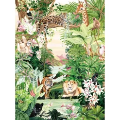 Puzzle 1000 pièces : Jungle Oasis - Édition Spéciale Sarah Reyes - Magnolia