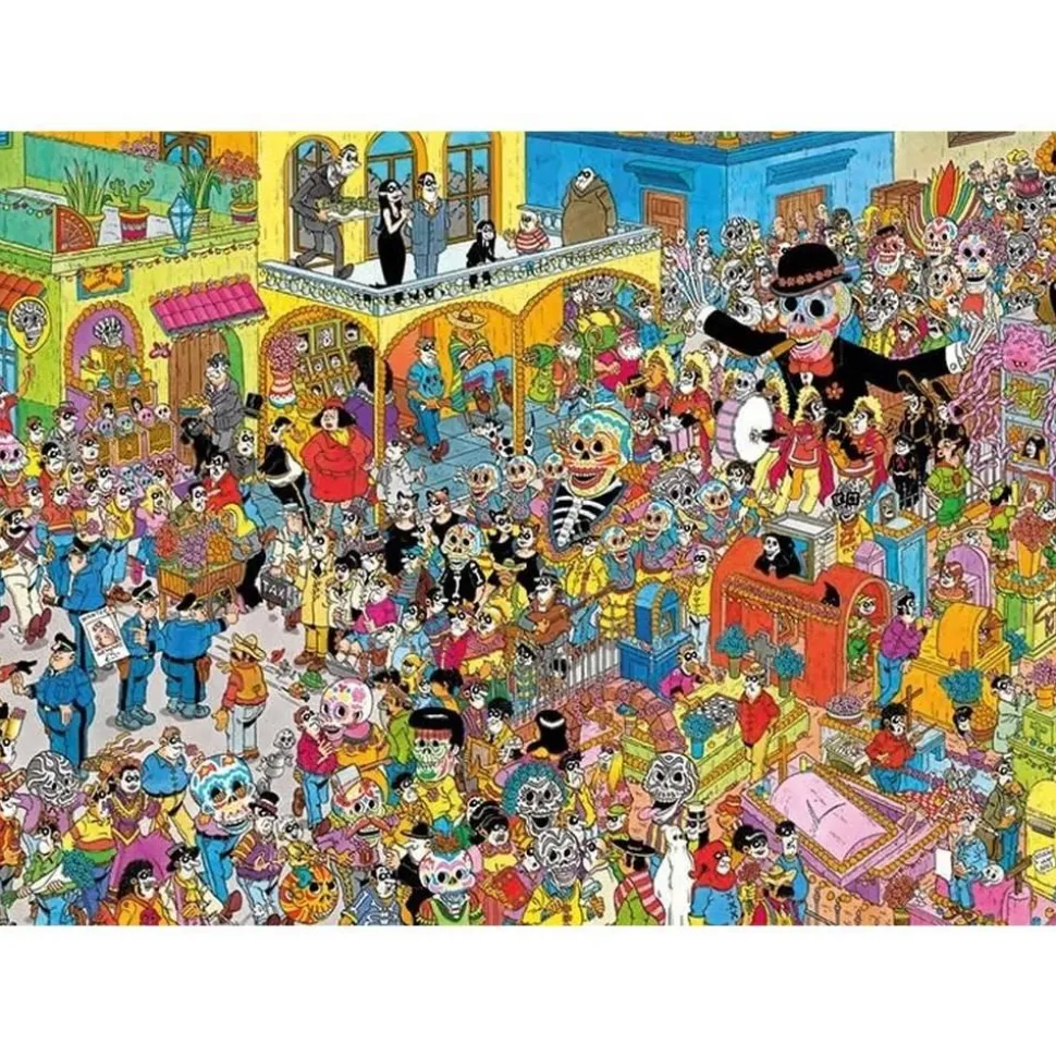 Puzzle 1000 pièces : JVH - Dia de los Muertos - Jumbo