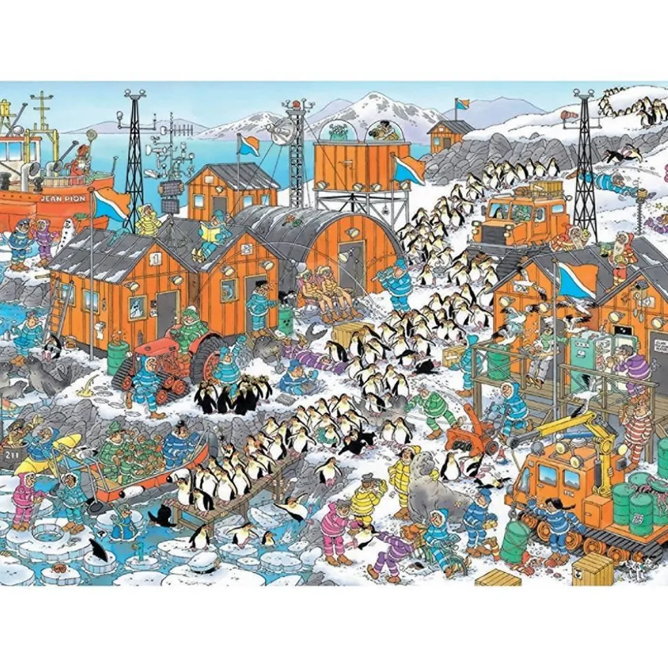 Puzzle 1000 pièces : JVH - Expédition au Pôle Sud - Jumbo