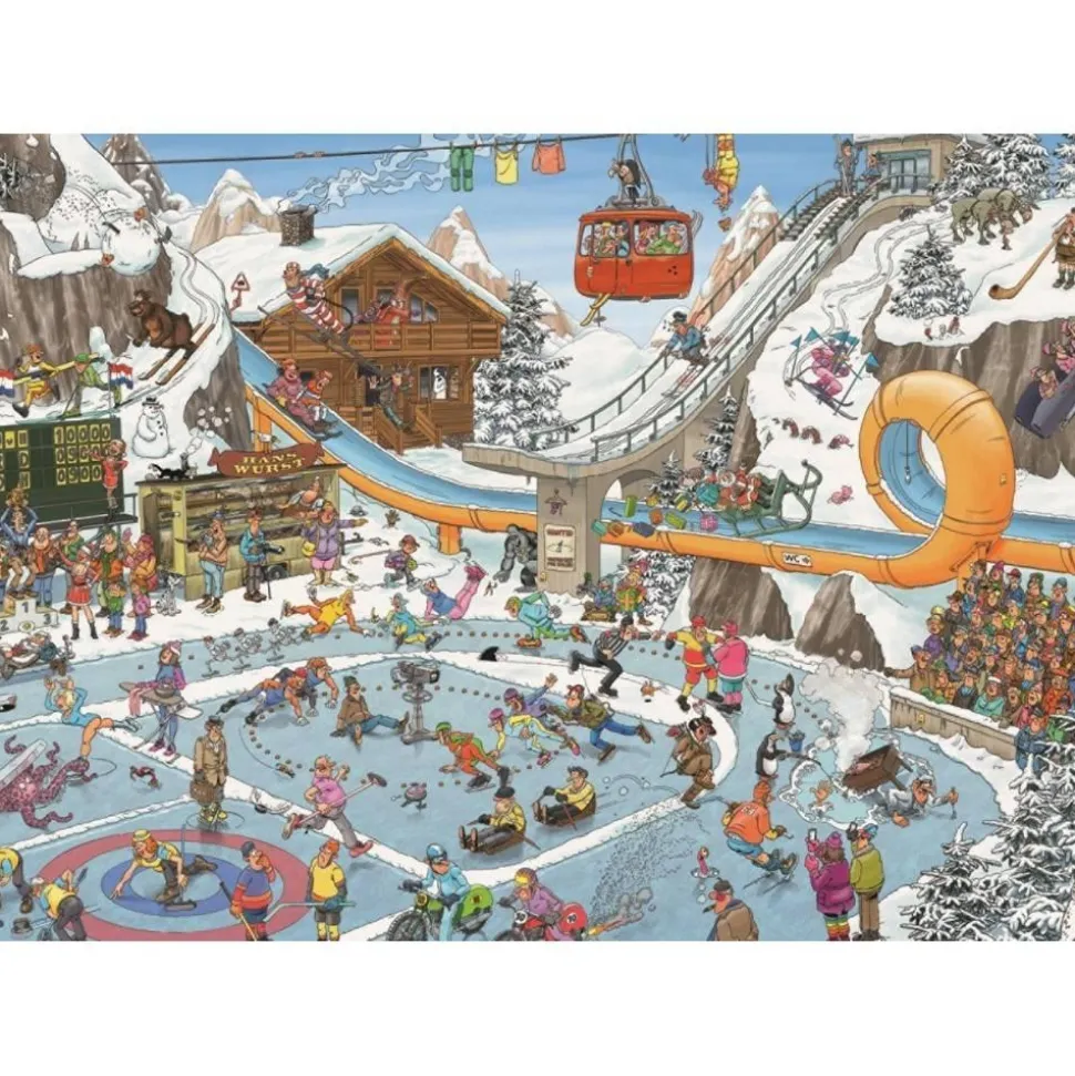 Puzzle 1000 pièces : JVH - Jeux d’hiver - Jumbo