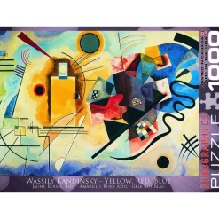 Puzzle 1000 pièces : Kandinsky Wassily : Yellow, red, blue - Eurographics