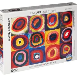 Puzzle 1000 pièces : Kandinsky : Study Squares - Eurographics