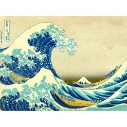Puzzle 1000 pièces : Katsushika Hokusai : La Grande Vague au large de Kanagawa - EnjoyPuzzle