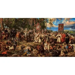 Puzzle 4000 pièces : Kościuszko à Racławice, Jan Matejko - Castorland