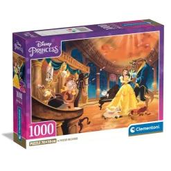 Puzzle 1000 pièces : La Belle et la Bête - Clementoni