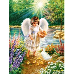 Puzzle 500 pièces : La bienveillance d'un ange - Castorland