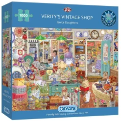 Puzzle 1000 pièces : La boutique vintage de Verity - Gibsons