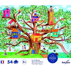 Puzzle 54 pièces : La Cabane dans les Arbres - Sentosphère