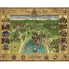 Puzzle 1500 pièces : La carte de Poudlard - Ravensburger