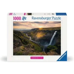 Puzzle 1000 pièces : La cascade Háifoss, Islande - Ravensburger