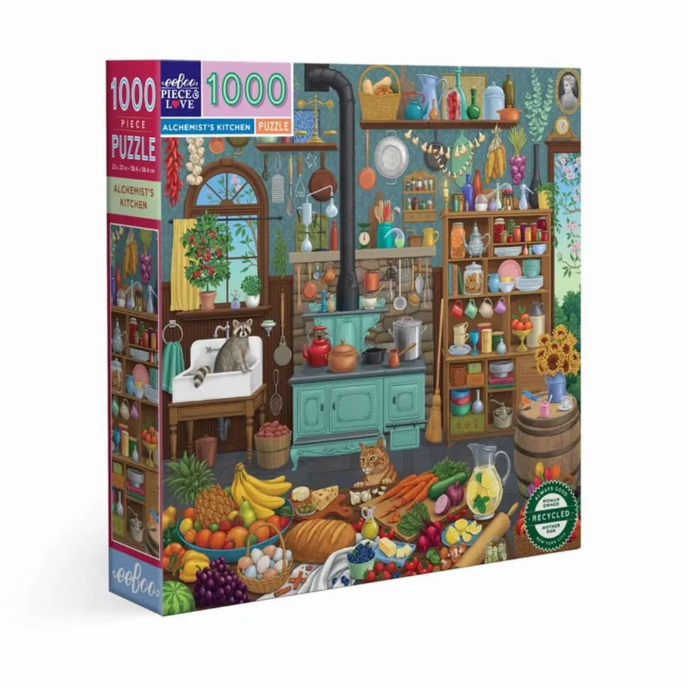 Puzzle 1000 pièces : LA CUISINE DE L'ALCHIMISTE - Eeboo