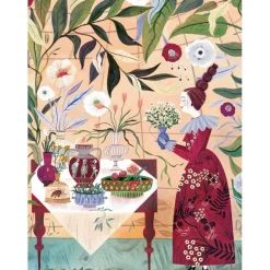 Puzzle 1000 pièces : La Dame aux plantes - New York Puzzle Company