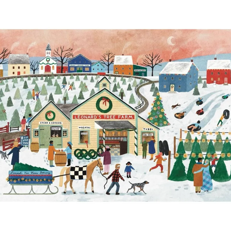 Puzzle 1000 pièces : La ferme de Leonard - Olleo