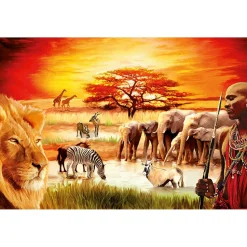 Puzzle 3000 pièces : La fierté du Massaï - Ravensburger