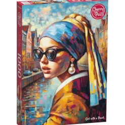 Puzzle 1000 pièces : La fille à la perle - CherryPazzi