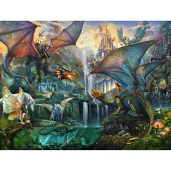 Puzzle 9000 pièces : La forêt magique des dragons - Ravensburger