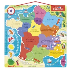 Puzzle 93 pièces : La France magnétique - Janod