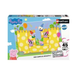 Puzzle 45 pièces : La fête de Peppa Pig - Nathan