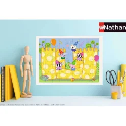Puzzle 45 pièces : La fête de Peppa Pig - Nathan