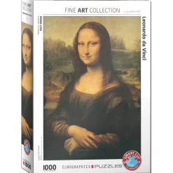 Puzzle 1000 pièces : La Joconde, Leonard de Vinci - Eurographics