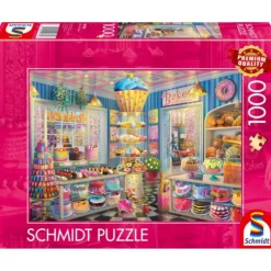 Puzzle 1000 pièces : La pâtisserie multicolore - Schmidt