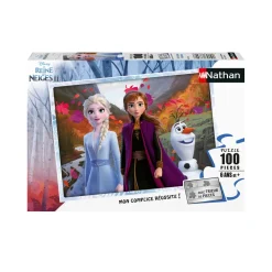 Puzzle 100 pièces : La Reine des Neiges 2 (Frozen 2) : Un monde magique - Nathan