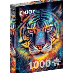 Puzzle 1000 Pièces : La résilience du Tigre - EnjoyPuzzle