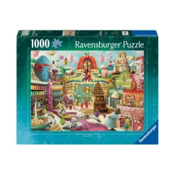 Puzzle 1000 pièces : La rue de la douceur - Ravensburger