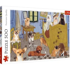 Puzzle 500 pièces : La salle Van Gogh ? La révolution du chien - Trefl