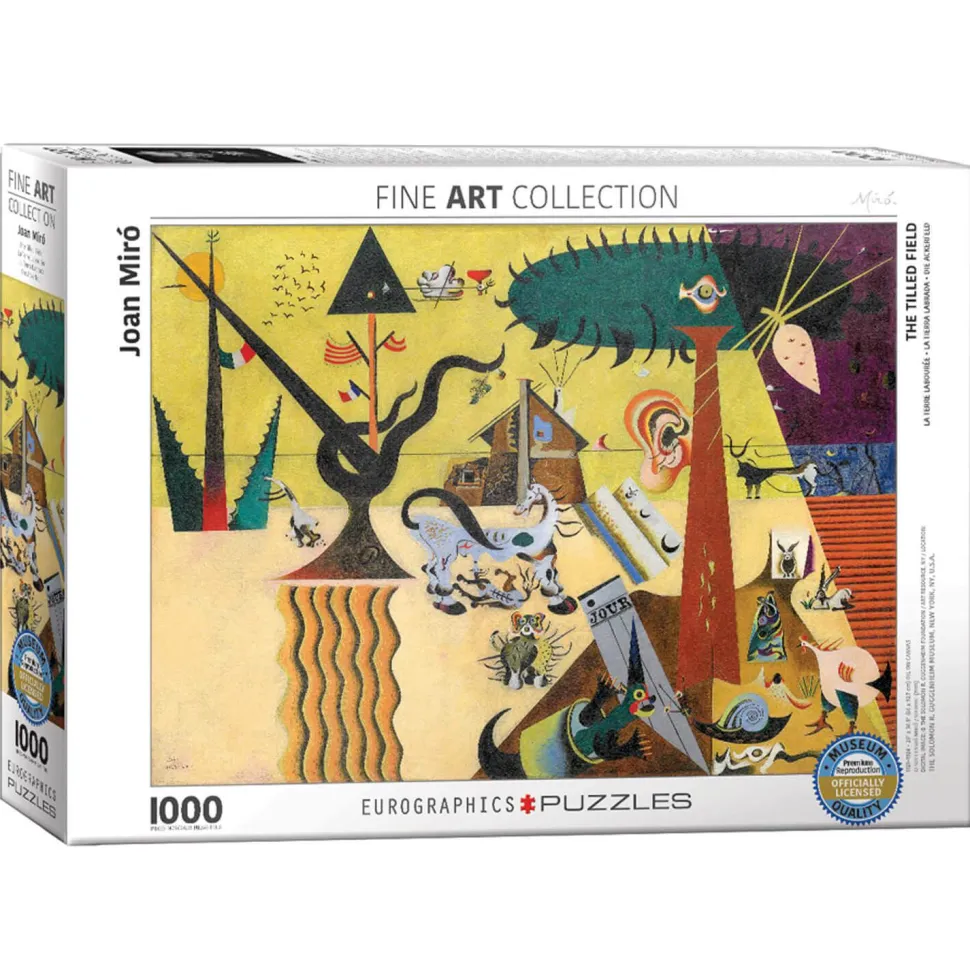 Puzzle 1000 pièces : La Terre labourée, Joan Miro - Eurographics