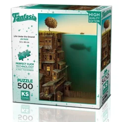 Puzzle 500 pièces : La vie sous la Terre - Ks Games