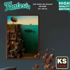 Puzzle 500 pièces : La vie sous la Terre - Ks Games