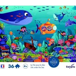 Puzzle 36 pièces : La Vie sous la Mer - Sentosphère