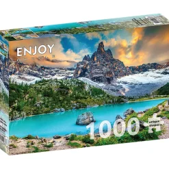 Puzzle 1000 Pièces : Lac Sorapis - Dolomites - Italie - EnjoyPuzzle
