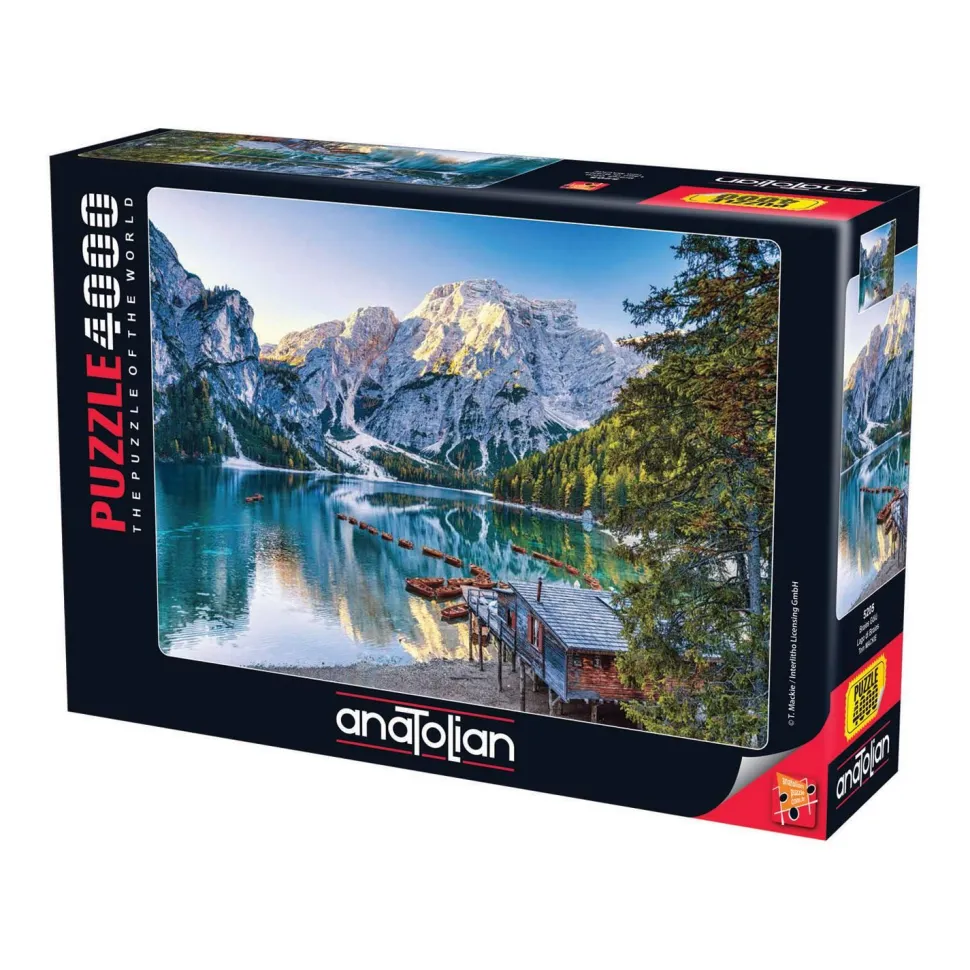 Puzzle 4000 pièces : Lago Di Braies - Anatolian