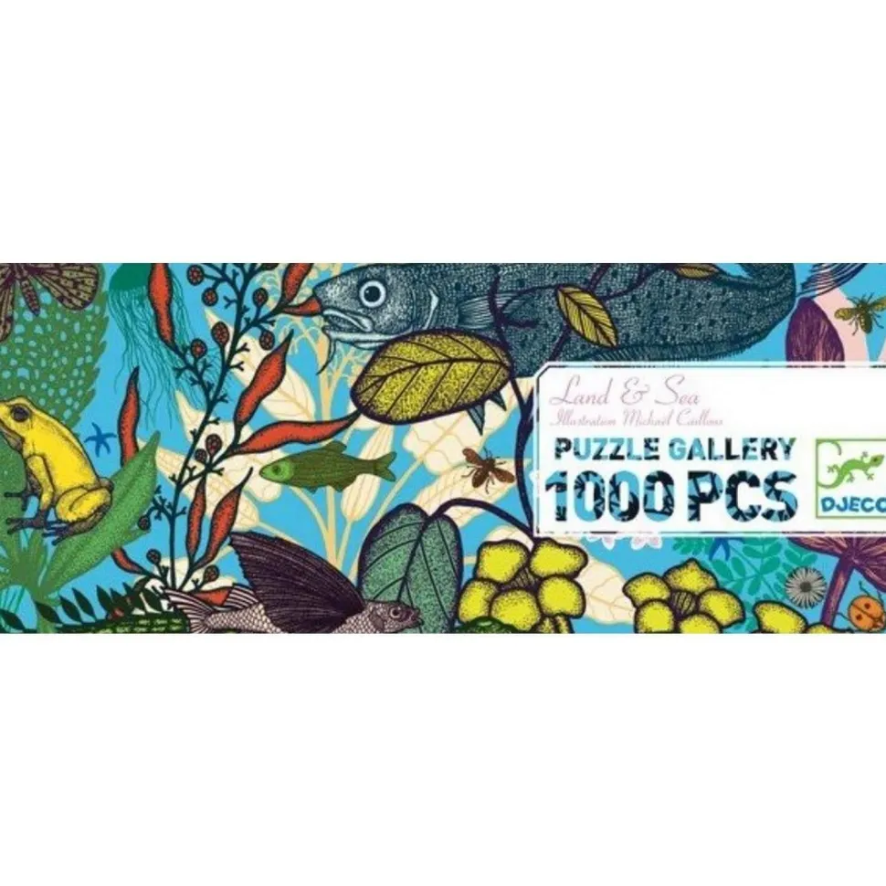 Puzzle 1000 pièces : Land and Sea - Djeco