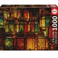 Puzzle 1000 pièces : Lanternes - Educa