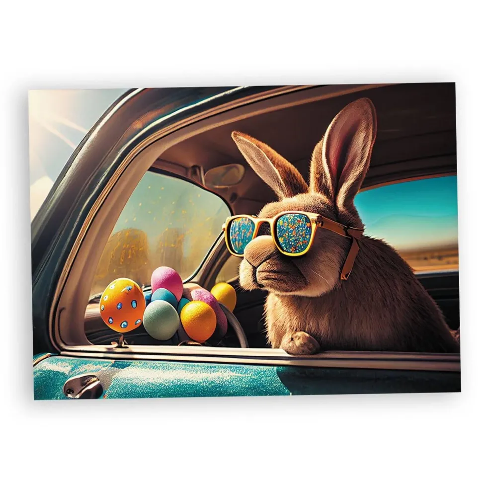 Puzzle 1000 pièces : Lapin stylé - Abi Games