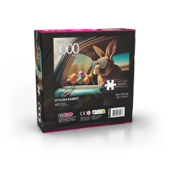 Puzzle 1000 pièces : Lapin stylé - Abi Games