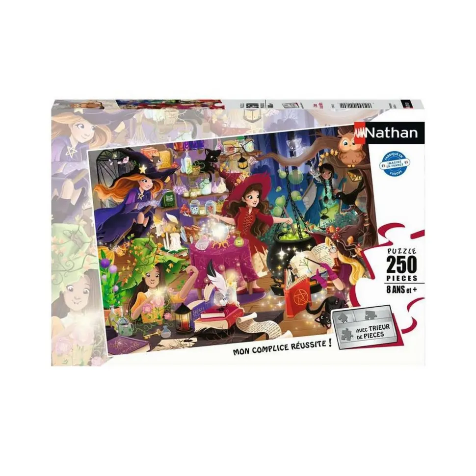 Puzzle 250 pièces : Latelier de sorcellerie - Nathan