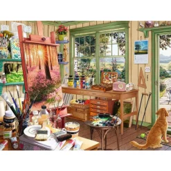 Puzzle 1000 pièces - Le cabanon de l'artiste - Ravensburger
