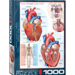 Puzzle 1000 pièces : Le coeur - Eurographics