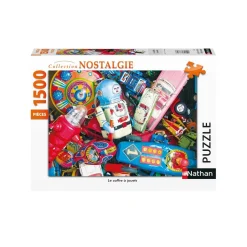 Puzzle 1500 pièces : Le coffre à jouets - Nathan