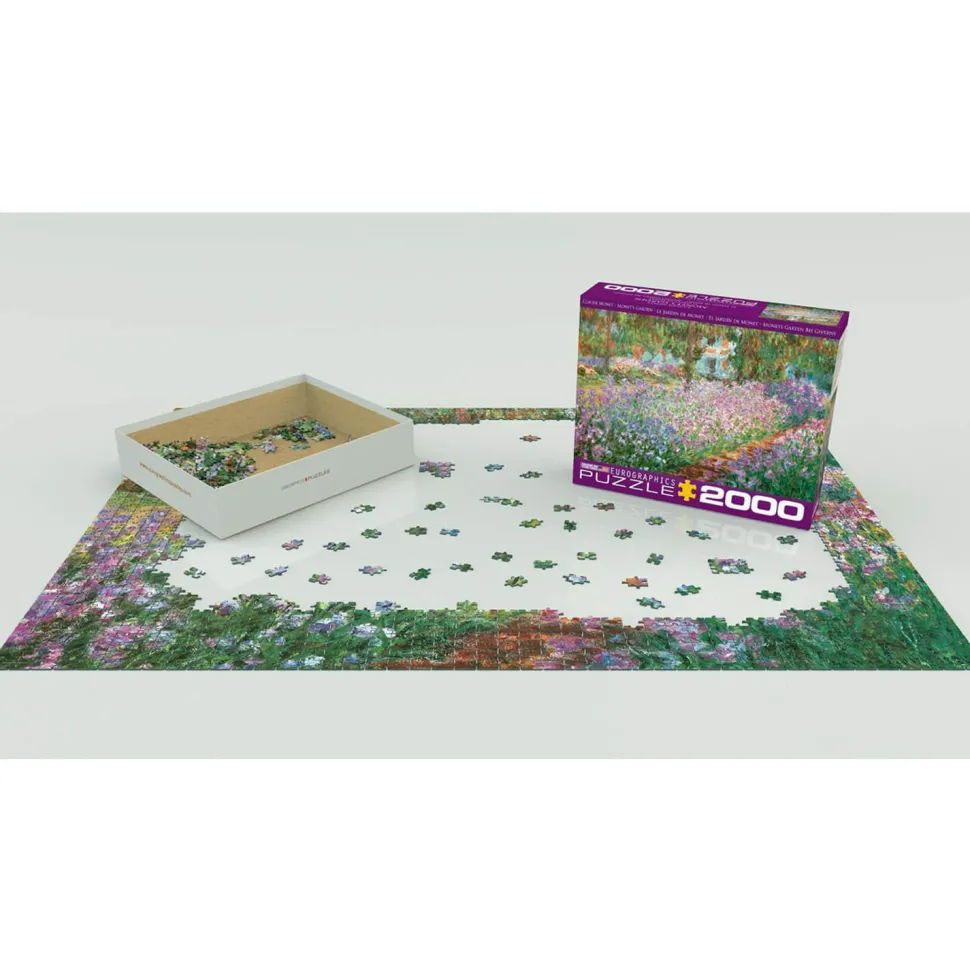 Puzzle 2000 pièces : Le jardin de Monet, Claude Monet - Eurographics