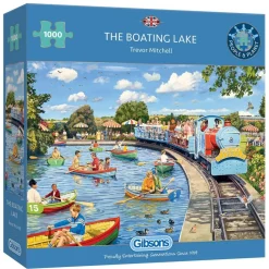 Puzzle 1000 pièces : Le lac de plaisance - Gibsons