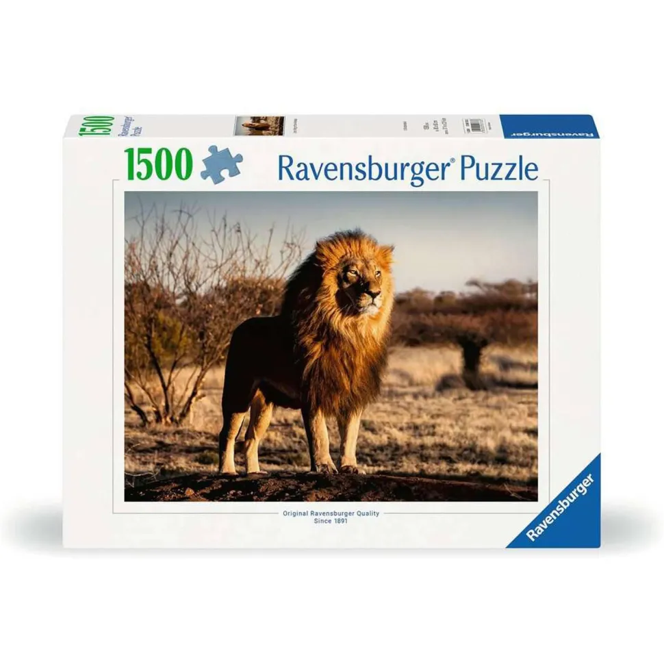 Puzzle 1500 pièces - Le lion, le roi des animaux - Ravensburger
